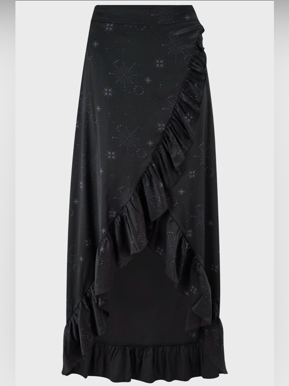 Killstar Starveil Maxi Skirt Celestial Ruffle Small - Picture 2 of 9